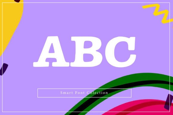 Playful Serif Font PNG with transparent background - Preview 1