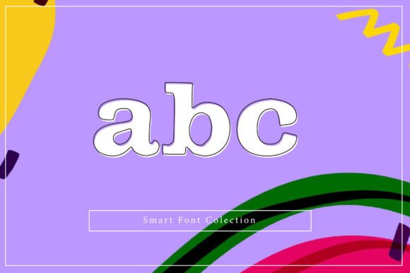Playful Serif Font PNG with transparent background - Preview 2