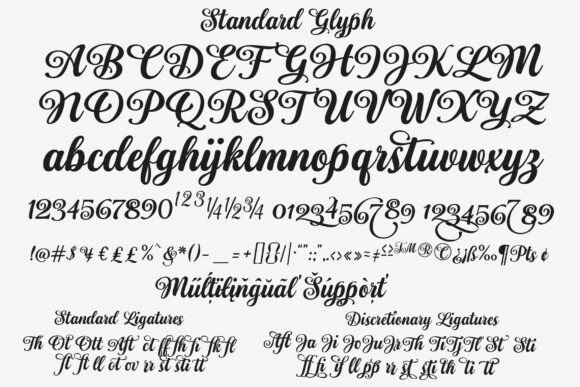 Sefillia Script Font PNG with transparent background - Preview 3