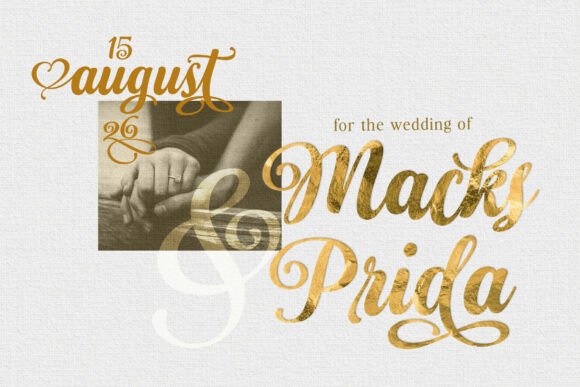 Sefillia Script Font PNG with transparent background - Preview 5