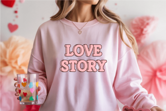 Simple Groovy Font PNG with transparent background - Preview 2