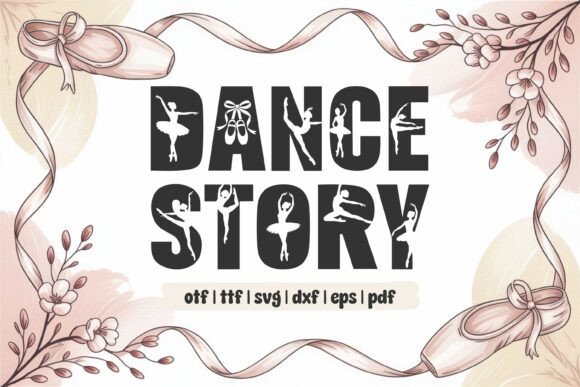 Ballet Dancer Font - Preview 1