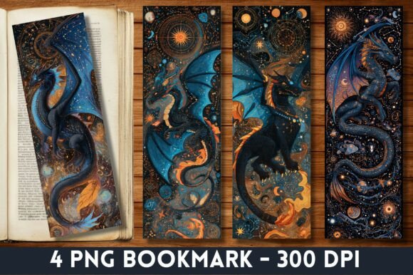 Fantasy Dragon Magical Jungle Bookmarks