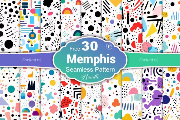 Memphis Seamless Pattern