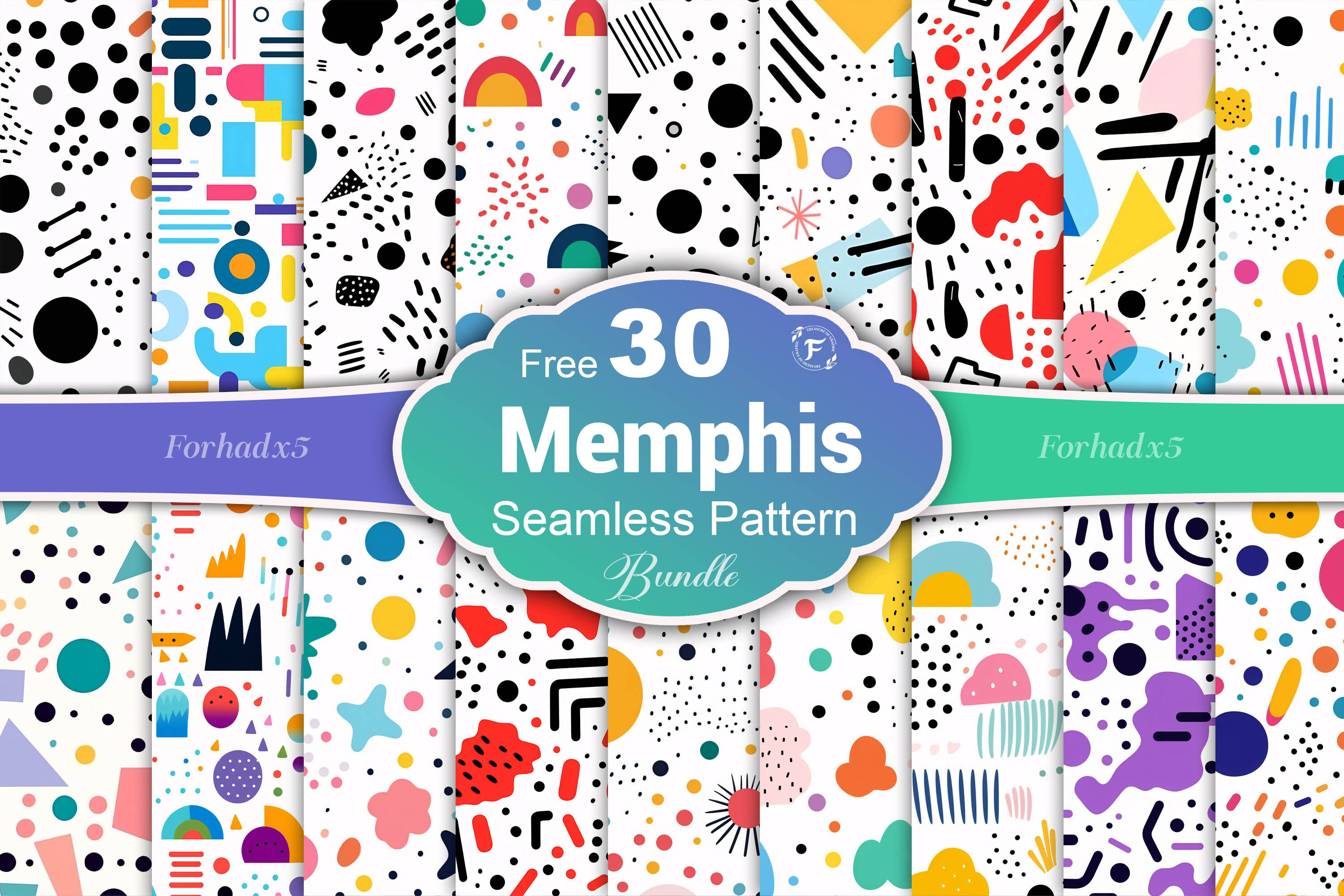 Memphis Seamless Pattern