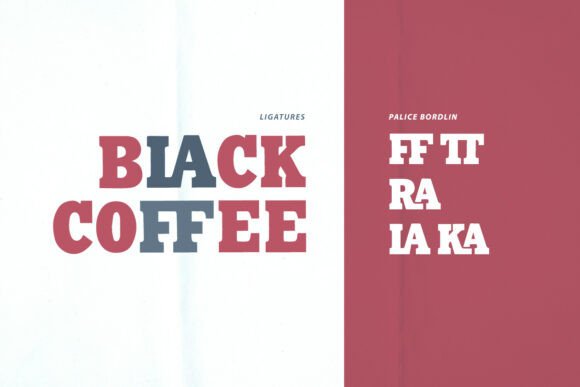 Palice Bordlin Font PNG with transparent background - Preview 6
