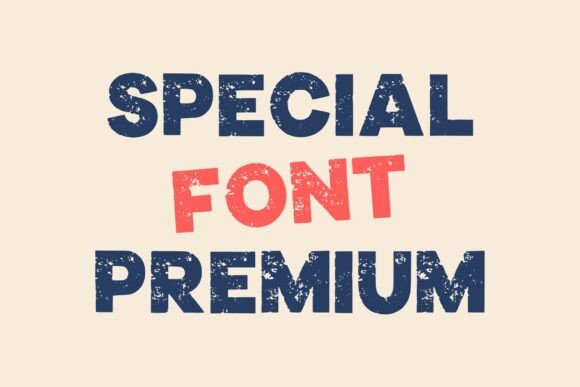 Abstract Grunge Font - Preview 1