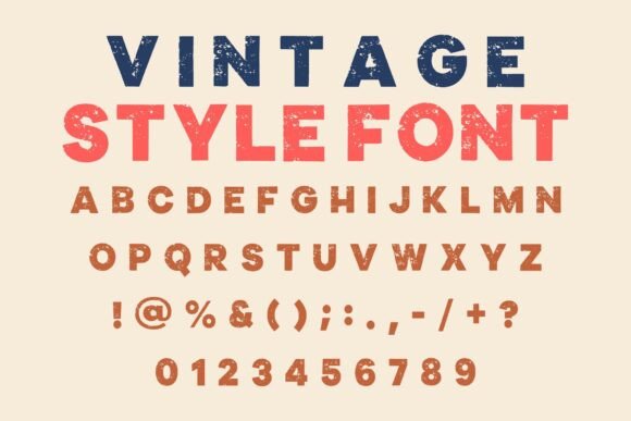 Abstract Grunge Font - Preview 4