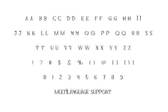 Break Apart Font - Preview 4