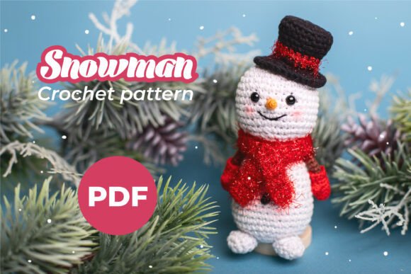 Crochet Snowman Pattern Amigurumi Toy