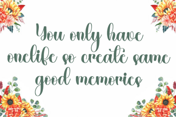 December Thebest Font PNG with transparent background - Preview 5