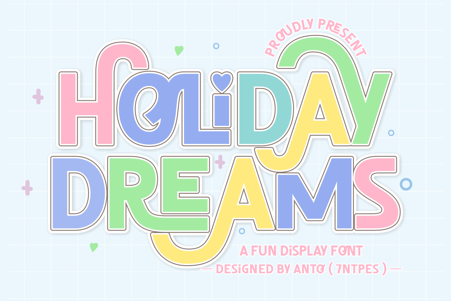 Holiday Dreams Font - photo 1