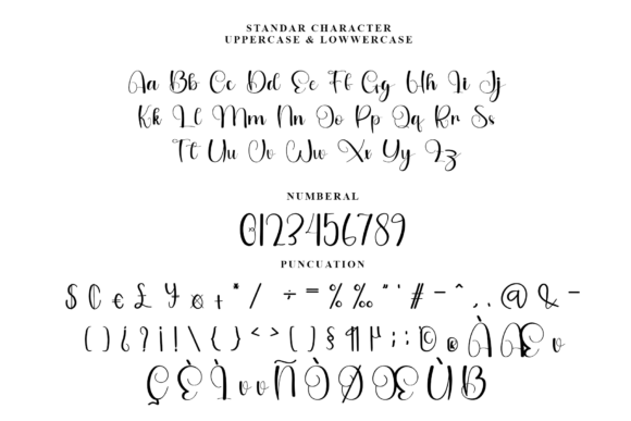 Hunting Agusty Font PNG with transparent background - Preview 5