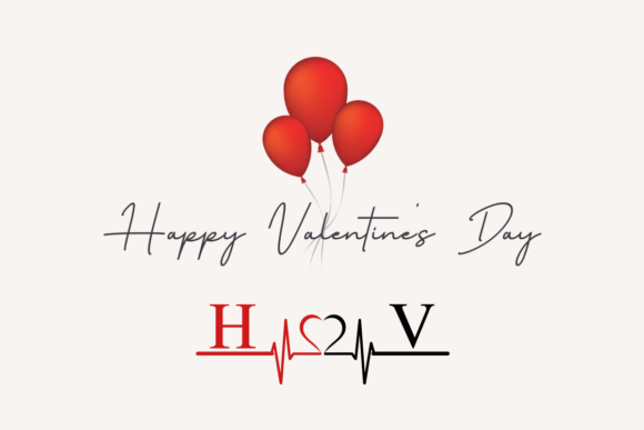 Love Pulse Valentine Font PNG with transparent background - Preview 4