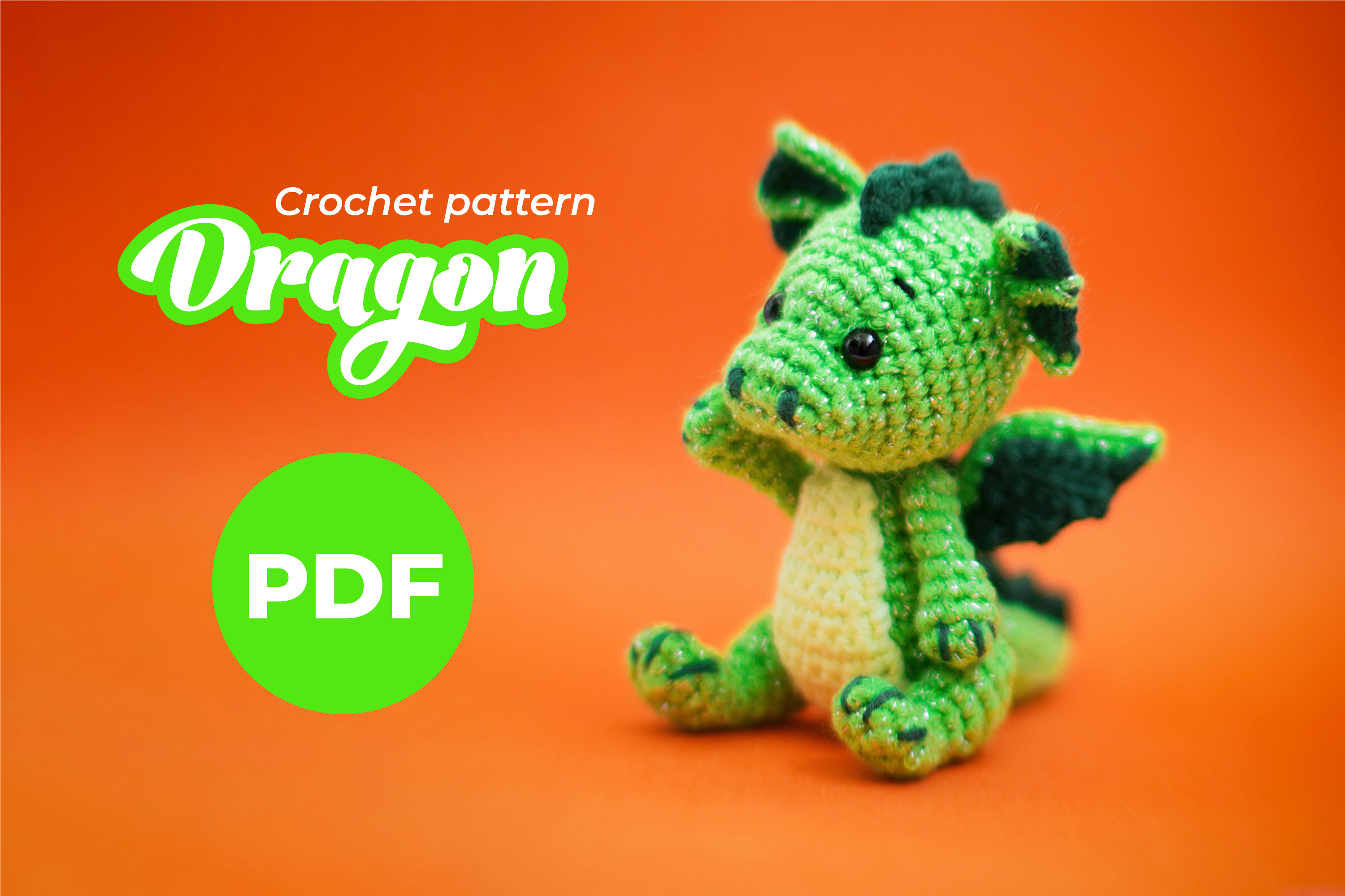 Mini Dragon PDF Crochet Pattern