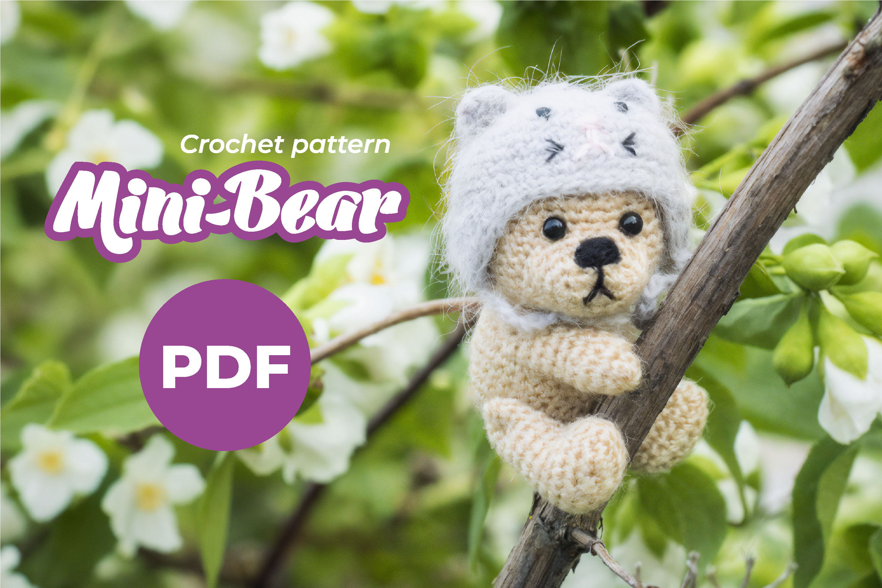 Mini Teddy Bear Crochet Pattern PDF