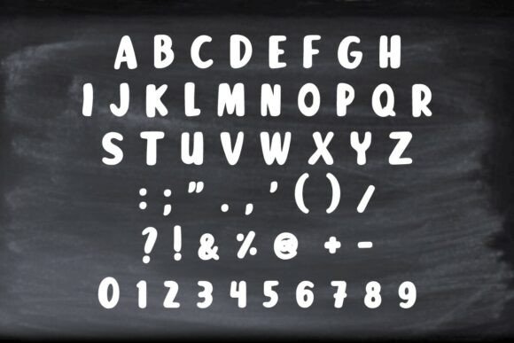 Piggy Doggy Font PNG with transparent background - Preview 5