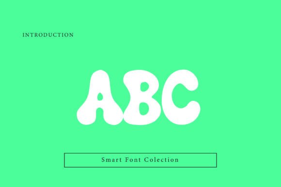 Retro Egg Font PNG with transparent background - Preview 1