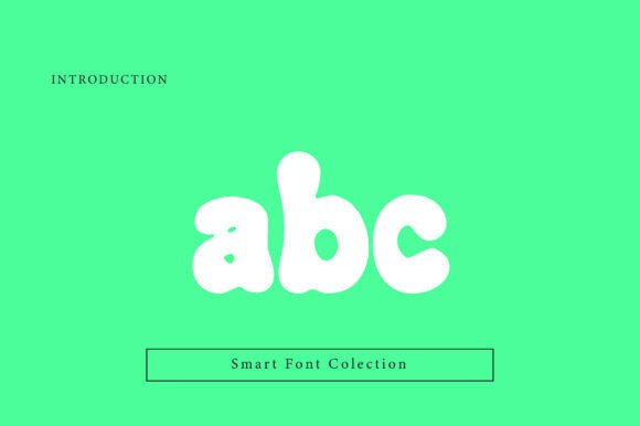 Retro Egg Font PNG with transparent background - Preview 2