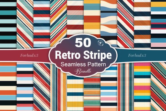 Retro Stripe Seamless Pattern