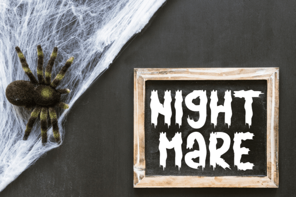 Scary Snowman Font PNG with transparent background - Preview 4