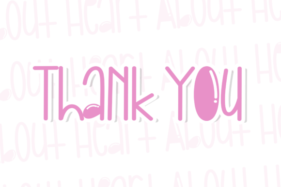 About Heart Font - Preview 5