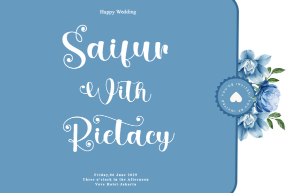 Beauty Melting Font PNG with transparent background - Preview 3