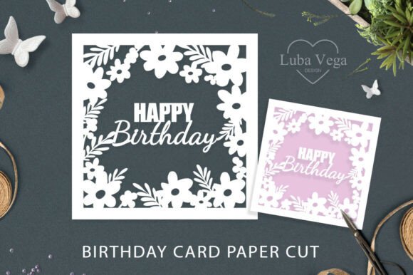 Birthday Card Svg / Birthday Card Svg
