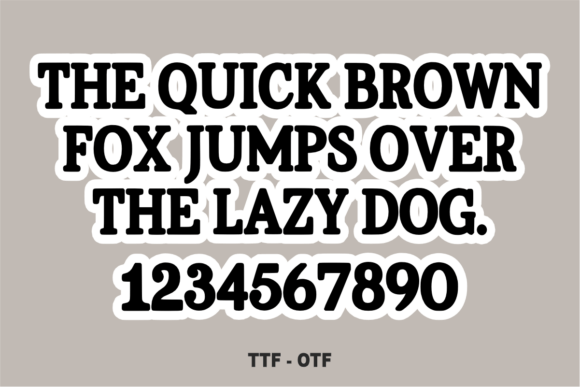 Block Retro Font - Preview 3