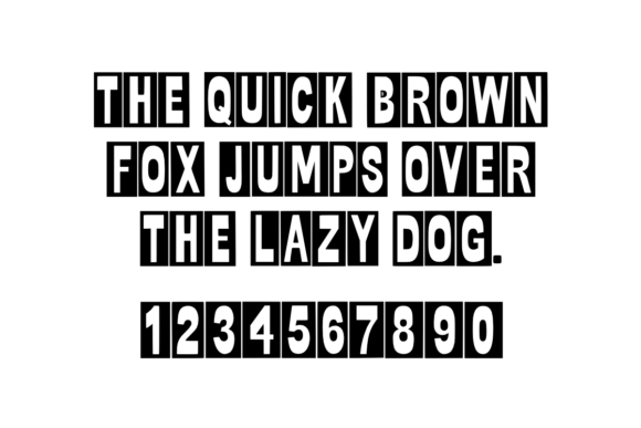 Blockchain Font - Preview 3