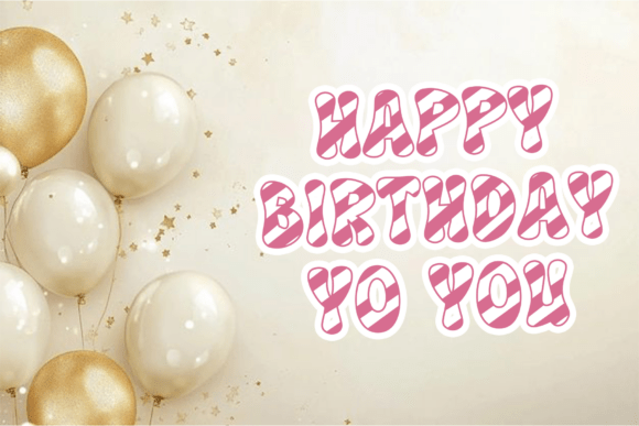 Candy Canes Font - Preview 2