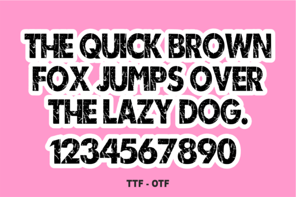 Modern Combat Font PNG with transparent background - Preview 3