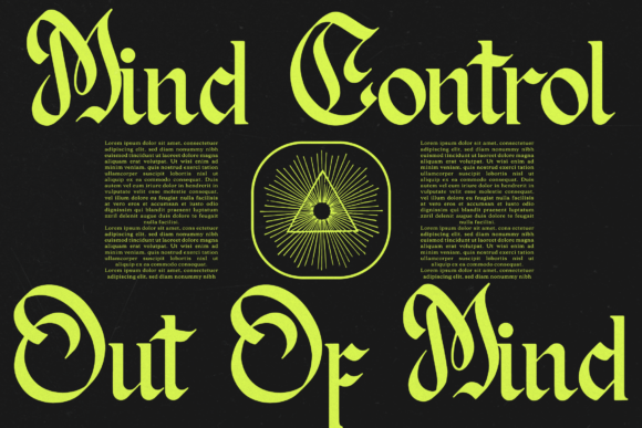 Redagon Font PNG with transparent background - Preview 3