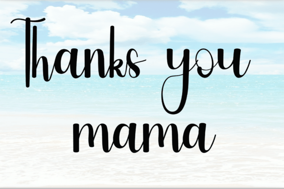 Sample Outside Font PNG with transparent background - Preview 6