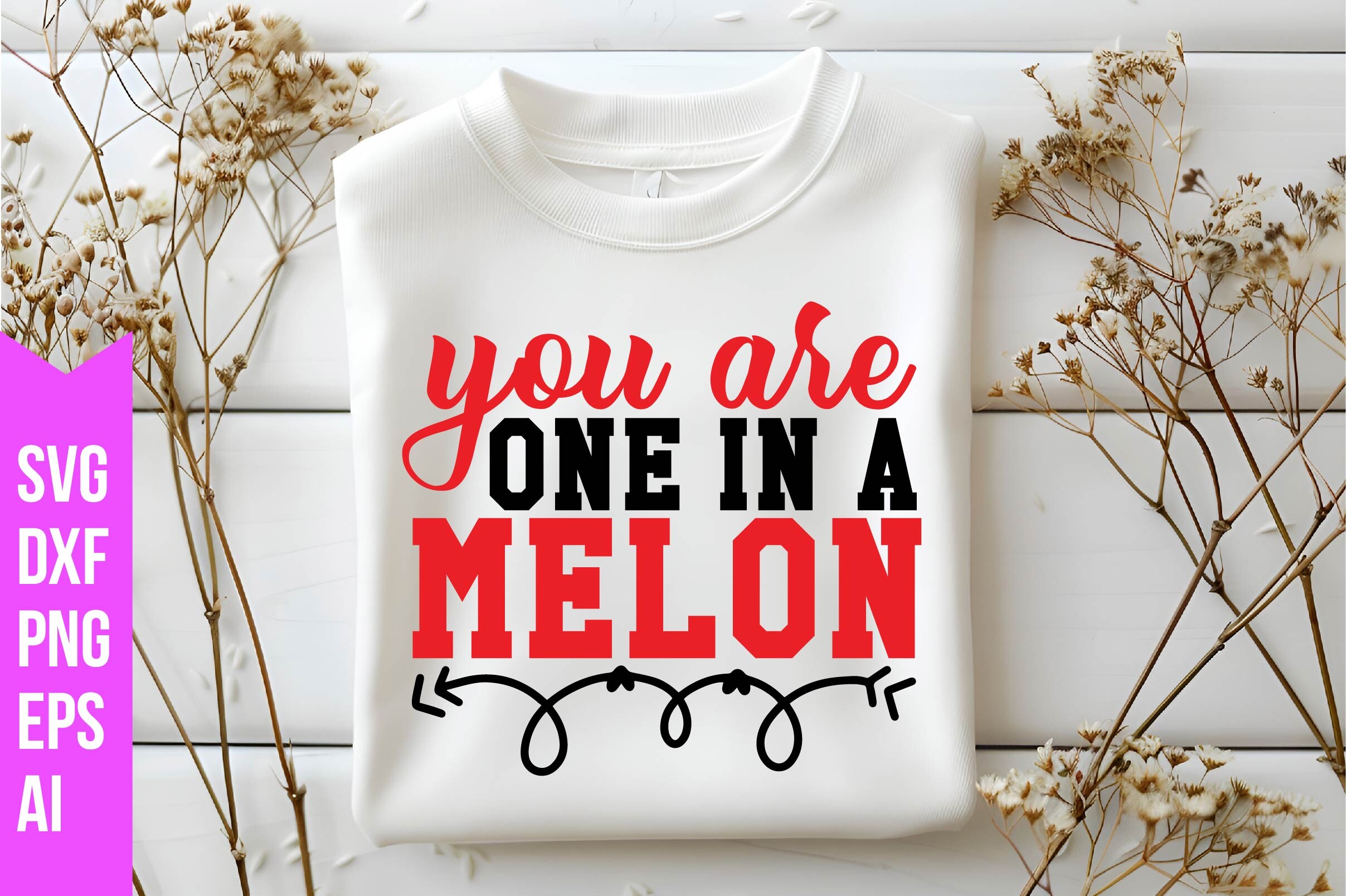 You Are One in a Melon Svg Graphic by Adnnan333 · Creative Fabrica