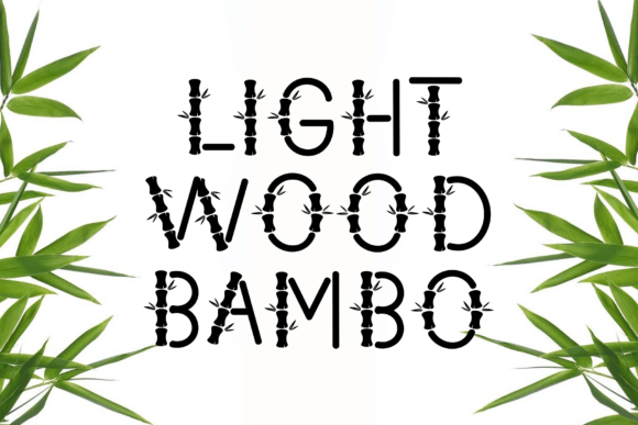 Bamboo Font - Preview 2