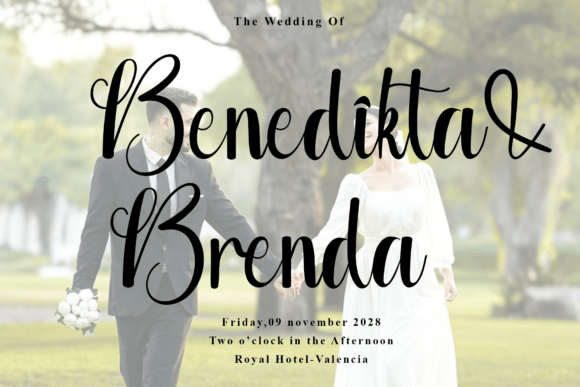 Birthday Card Font - Preview 3