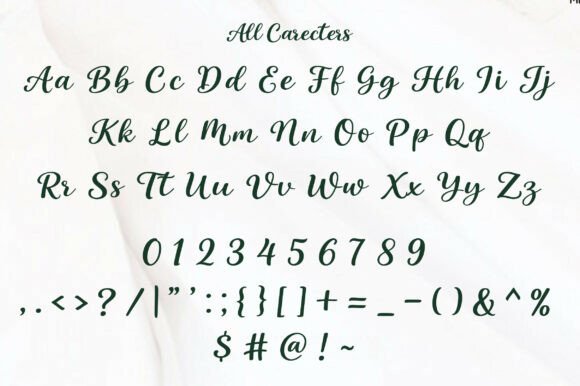 Calliora Font - Preview 2
