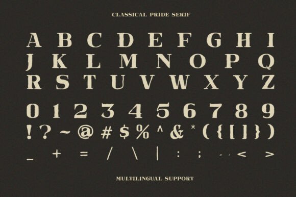 Classical Pride Duo Font Font - Preview 3