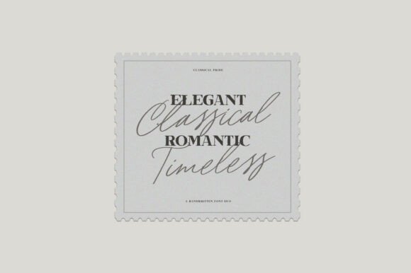 Classical Pride Duo Font Font - Preview 5