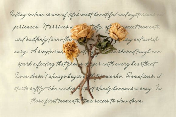 Florelie Font PNG with transparent background - Preview 2
