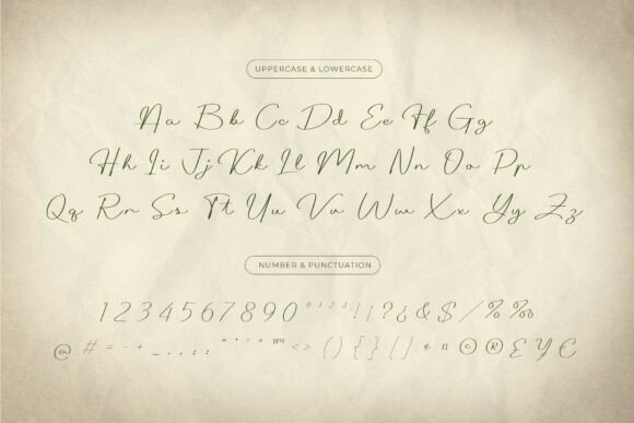 Florelie Font PNG with transparent background - Preview 6