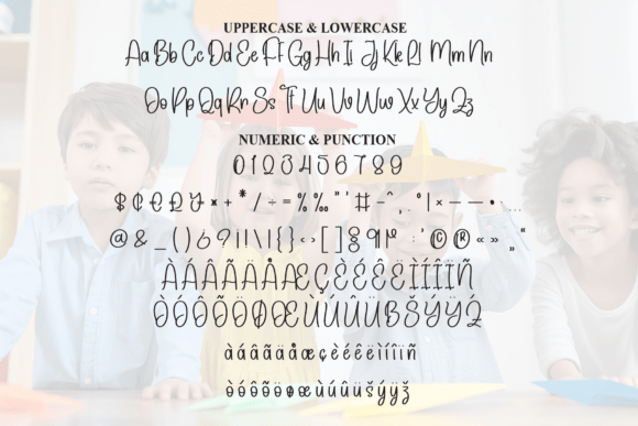 Funny Kindergarten Font - Preview 6