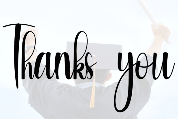 Graduation Font - Preview 6