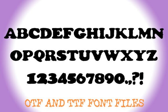 Heavy Stamp Font - Preview 1
