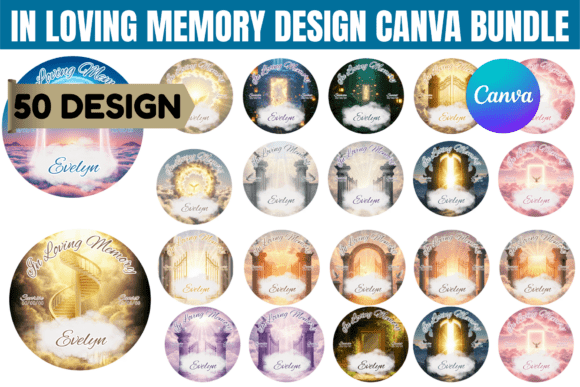 In Loving Memory Pin Button Template