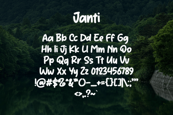 Janti Font - Preview 1