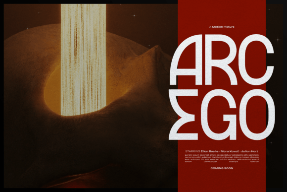 Klareon | Display Sans Serif Font PNG with transparent background - Preview 2