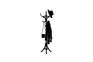 Minimalist Coat Rack Hat Icon Graphic by gfxrokey · Creative Fabrica
