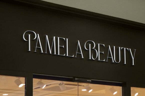 Pamela Beauty Font PNG with transparent background - Preview 2